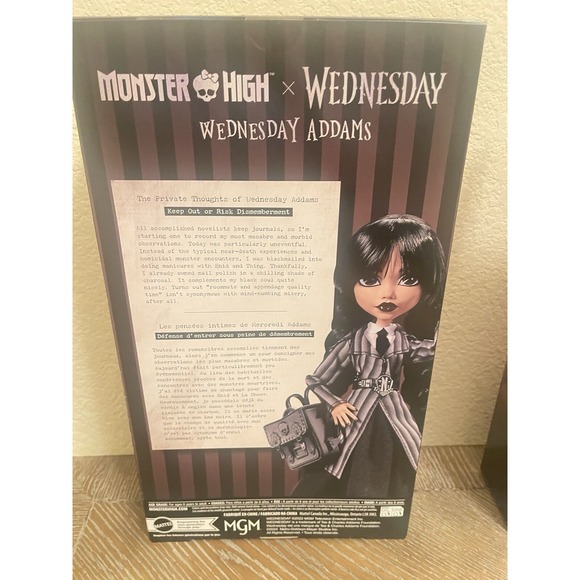Monster High Wednesday Addams Enid Sinclair Netflix Family Fashion Doll Set NEW - Picture 3 of 3